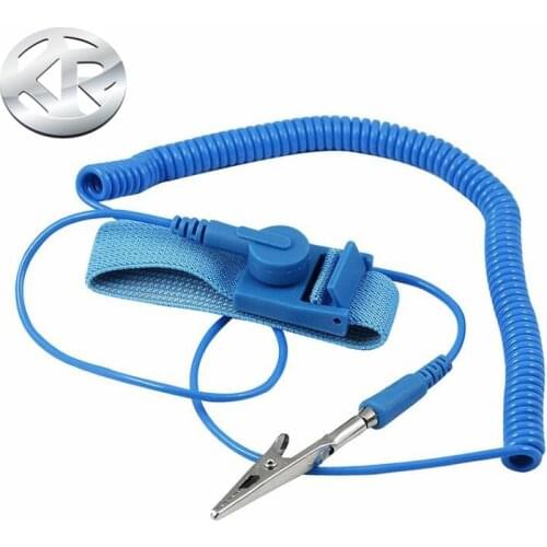 Adjustable Anti Static Wrist Band Strap Hand With Grounding Wire Anti Static Bracelet Electrostatic ESD Discharge Cable