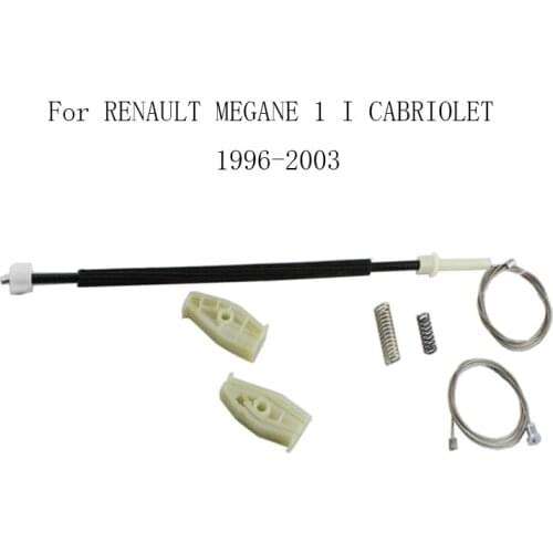 FOR RENAULT MEGANE 1 I CABRIOLET 1996-2003 Electric Window Regulator Window Lifter Repair Kit Set Rear Right