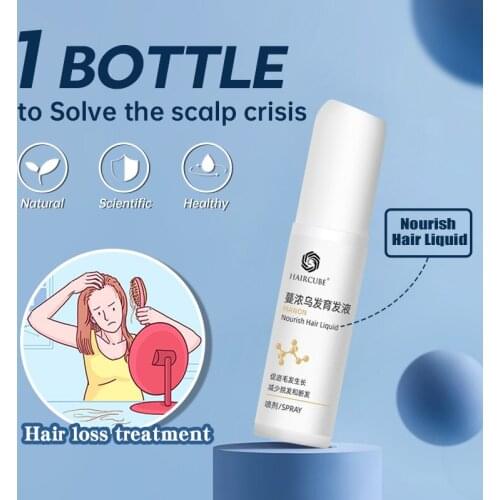 HAIRCUBE Hair Growth Spray Fast Stop Hair Loss Liquid Damaged Treatment Help Nourish Root for Men Woman Hair Repair Care Growing