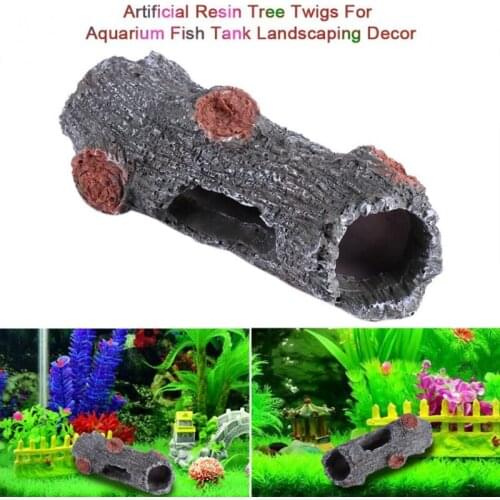 1 Piece Of Fish Tank Landscaping Aquarium Decoration Hidden Cave Tree Fish tank Resin Jewelry Ornaments Pet Supplies Crafts