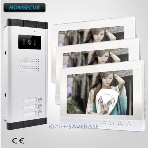 HOMSECUR 10.1" Hands-free Video Door Entry Call Intercom+One Button Unlock For House/Flat