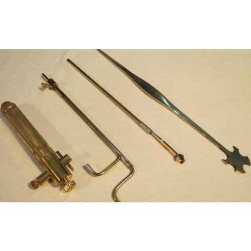 4pcs various Cello tools,,soundpost Gauge/setter and purfle cutter