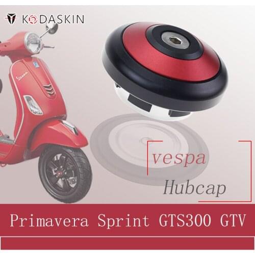 KODSAKIN Aluminum Hubcaps Wheel Covers Hubcap Center Caps for Vespa Primavera Sprint GTS300 GTV