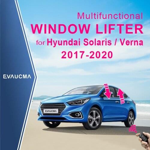 Car Automatically 4 Door Window lifter Closing Open Kit For Hyundai Solaris / Verna Car power window closer Lift Car Accessories