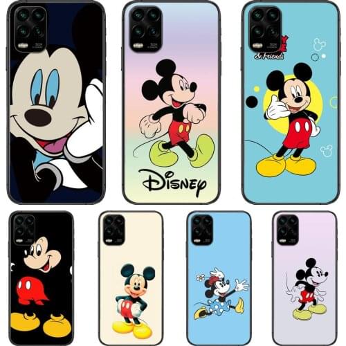 Haha Disney Mouse cartoon Phone Case For XiaoMi Redmi Note 11 10 9S 8 7 6 5 A Pro T Y1 Anime Black Cover Silicone Back Pre style