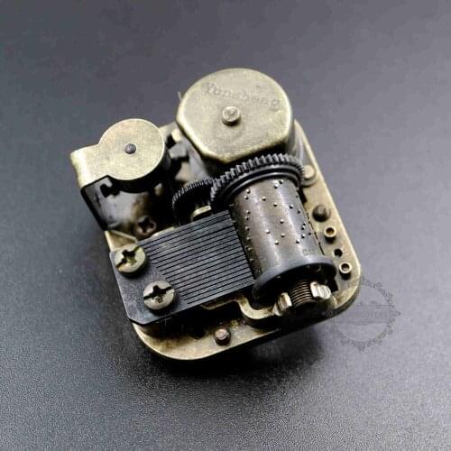 50x45x20mm antiqued bronze mini DIY 18 tones music box movement pendant supplies 1502065-1