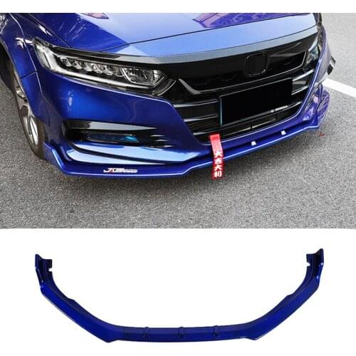 Suitable For Tenth Generation Accord Accessories 3Pcs Car Front Bumper Split Lip Body Kit Spoiler Diffuser Deflector 2019-2021