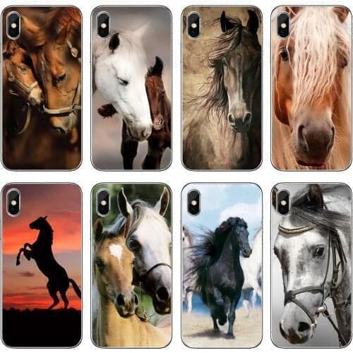 Silicone Phone Cover Amazing-horse For Samsung Galaxy S10E S20 FE Note 10 20 Edge Lite Plus Ultra Alpha Core Prime