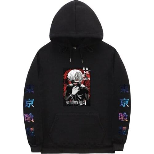 Anime Tokyo Ghoul Hoodie Spring Men Women Casual Hoodies Sweatshirts Creative Fashion Print Long Sleeve Hip Hop Clothing Tops