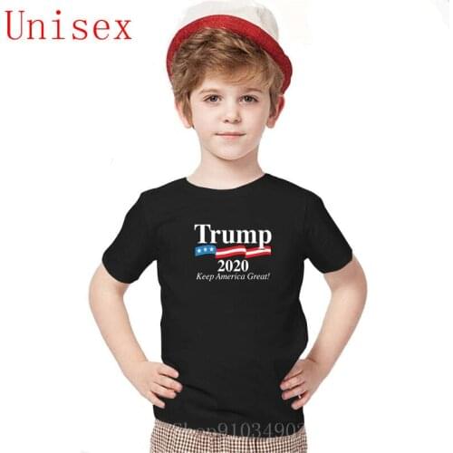 Trump 2020 Keep America Great Political Elections Children T shirt Color diversified kids T-shirts boys clothes girls clothes
