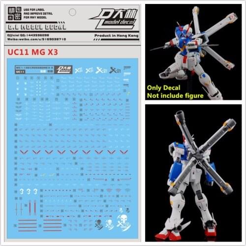 D.L high quality Decal water paste UC11 For MG 1/100 Crossbone X3 DL080