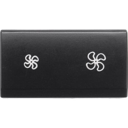 Replacement Repair Fan Button Black Control Panel For BMW X5 E70 X6 E71 Parts Plastic Durable