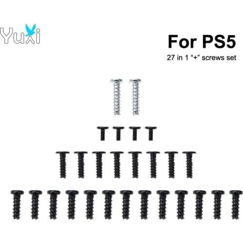 YuXi For PS5 Replacement Full Set Screw For PlayStation Dualshock 5 DS5 Controller Handle Screws
