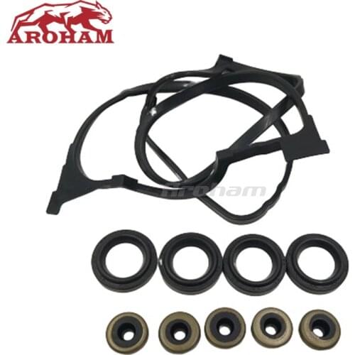 1 Set 12342-P2F-A01 Engine Valve Cover Gasket & Spark Plug Seals For Honda Civic 1992-2000 1.6L D16B5 D16Y5 D16Y7 D16Y8 D16Z6