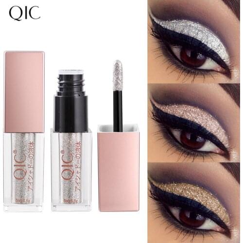 1 Piece Glitter Eye Shadow Liquid Makeup Art Luminous Shimmer Eyeshadow Gloss Eyes Make up Diamond Shinning Shaows Stick