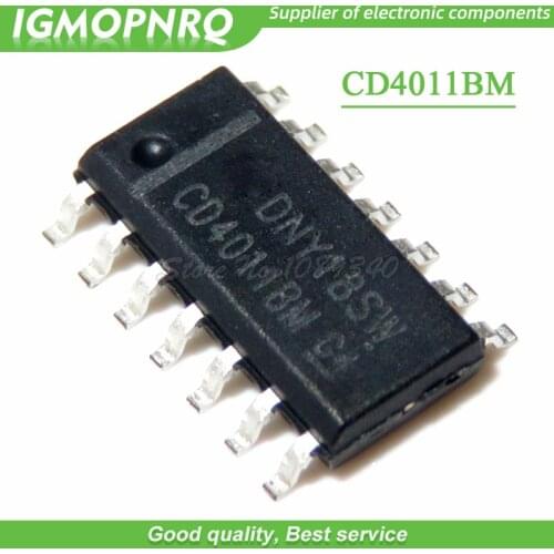 10PCS CD4011BM CD4060BM CD4066BM CD4001BM CD40106BM CD4013BM CD4051BM SOP new and original IC