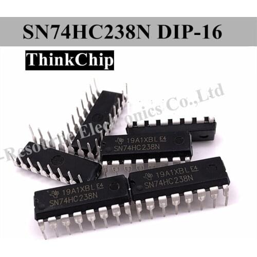 10pcs) SN74HC238N DIP-16 SN74HC238 74HC238 DIP16 3-LINE TO 8-LINE DECODERS/DEMULTIPLEXERS