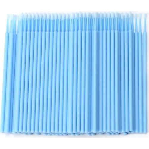100Pcs Disposable Individual Lash Removing Micro Brush Eyelash Extension Tools C1FF