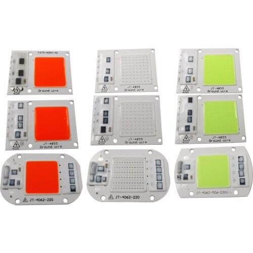 50PCS 20W 30W 50W 220V LED Red Green Blue COB Integrated Smart IC Driver Fit For DIY LED Bulb