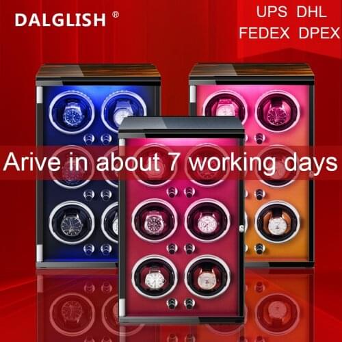 Automatic Watch Winder Box Uhrenbeweger Mechanical Display 6 Slots Male watch Automatic