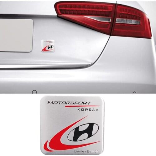 Car Stickers Exterior Decoration for Hyundai Badge I30 Sonata Tucson Solaris IX35 Encino Auto Trunk Fender Window Side Decals