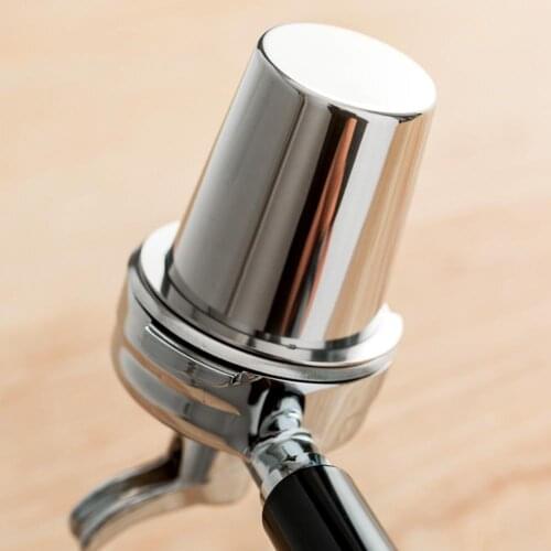 Barista Powder Picker Brewing Bowl Cup Steel Tamper Dosing Silver Black Coffee Grinder Cup Rust Resistant Accessories