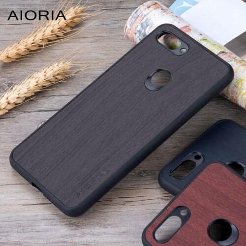 Wooden design case for Xiaomi Mi 8 Lite Mi8 soft TPU silicone & PC & wood PU leather skin covers coque fundas mi8 Lite