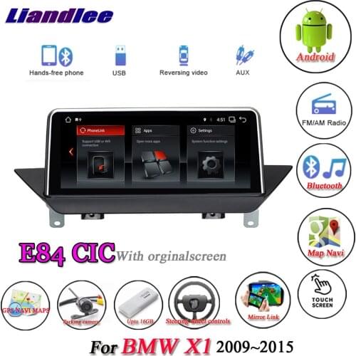 For BMW X1 E84 2009-2015 Android 10.0 Player Multimedia System Carplay Androidauto GPS Navigation HD Screen