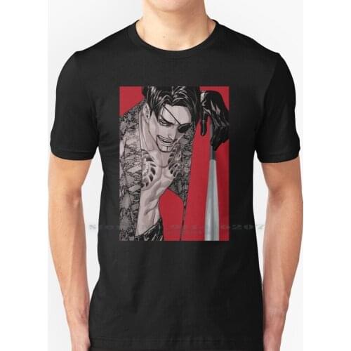 Yakuza T Shirt 100% Pure Cotton Yakuza Japan Ryu Ga Gotoku Tattoo Japanese Anime Gaming Majima Goro Majima Kiryu Cool Cute