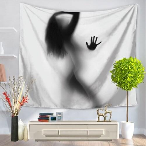 Indian Mandala Rectangle Figure Woman Printed Tapestry Wall Hanging Beach Throw Mat Hippie Bedspread Gypsy Yoga Mat Blanket