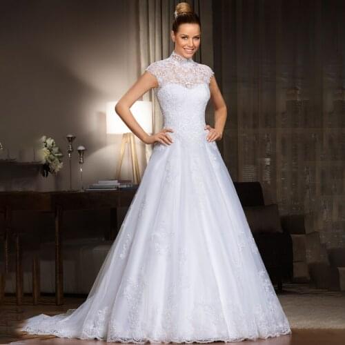 Sweetheart Neckline Lace Applique with Detachable Jacket Wedding Dress Lower Back vestido de boda Bridal Gowns