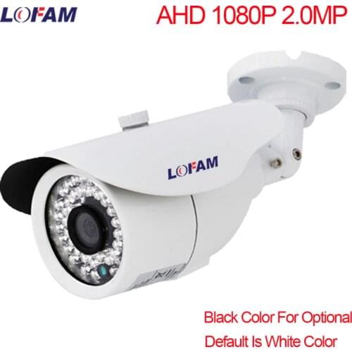 LOFAM AHD Camera 1080P 2MP CCTV Bullet Metal Outdoor Waterproof Security Camera Surveillance Night Vision 1080P 2.0MP AHD Camera