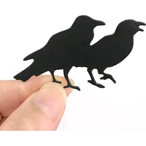 Halloween Bird Metal Cutting Dies Cut Die Mold Crow Decoration Scrapbook Paper Craft Knife Mould Blade Punch Stencils Dies