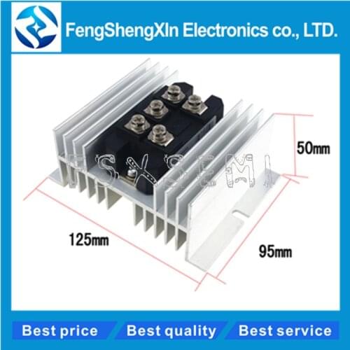 1pcs New MDS100-16 100A 1600V 6RI100G-160 Three-phase rectifier bridge modules Heat sink