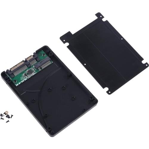 M.2 NGFF Sata3 SSD to 2.5 Inch SATA Adapter Card Hard Disk Case Enclosure Box