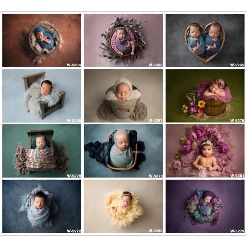 Abstract Solid Textured Photography Backdrop Newborns Baby Pure Color Studio Portraits Photo Background Birthday Photocall Props