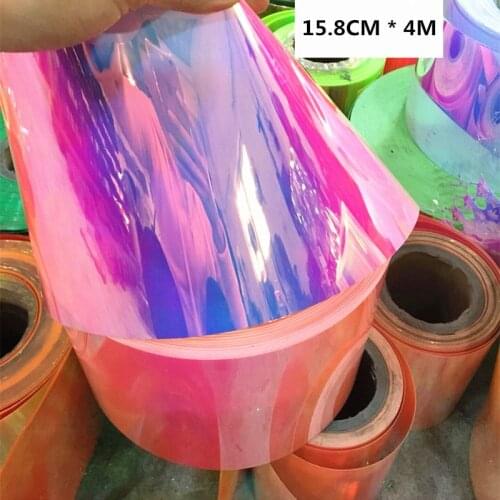 Pink AB Sequins Sheet Raw Material Loose PVC Spangles Arbitrary Cutting For DIY Wedding Backdrop Paillettes