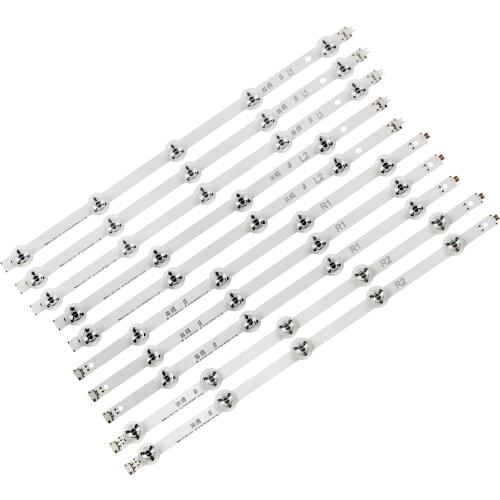 10pcs LED Backlight strip For TH-47AS670H TH-47AS700A TX-47ASM651E TX-47ASM655 LG 47 v14 slim DRT Rev0.2 LC470DUF 6916L-1807A
