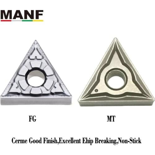 MANF Turning Tool Insert Aluminum TNMG160404 tnmg331 TNMG160408 tnmg332 Good Finish Lathe Tool Cutter