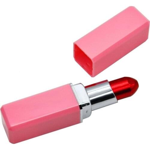 Multiple Filter Pipe for Smoking Weed Lipstick Shape Disguise Metal Pipes Long Made of Aluminum and ABS Tobacco Herb Pipes