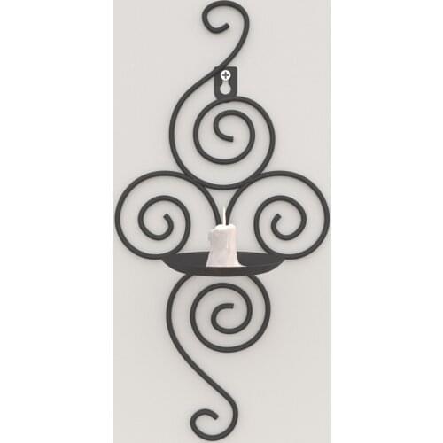 Iron Black Gold Plated Candle Holders Pillar Metal Plate For Wedding Party Festival Portavelas Candelabra Art Gift Home Decor