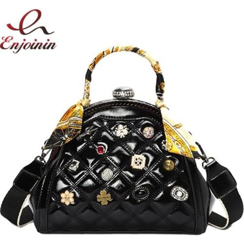 Badge design Pu Leather Shoulder Bag Purses for Women Crossbody Bag Female Shell Shaped Handbag Fashion