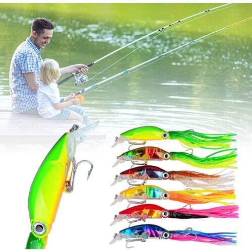 10cm 18g Hard Bait Easy Installation Crankbait Hook Jig Bionic Sharp Plastic Anti-corrosion Fishing Lure Crankbait for Angling