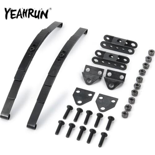 YEAHRUN Hard Leaf Spring Suspension Stainless Steel Bar for D90 RC4WD 1:10 RC Rock Crawler Upgrade Parts Accessories