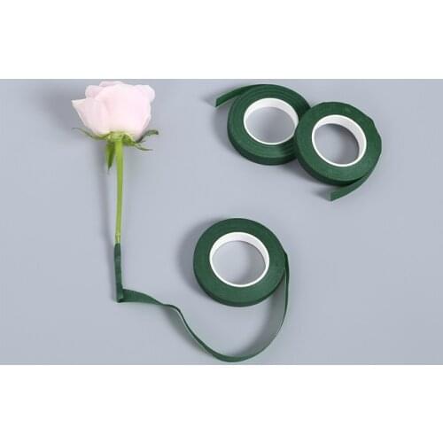 10pcs Colorful Self Adhesive Tape Paper Home Supplies DIY Craft festival Wedding Decor Florist Wreath Wrapping flower Floral