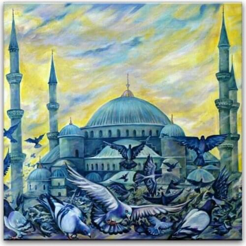 100% hand painted oil painting Home decoration high quality canvas painting pictures DM17031801