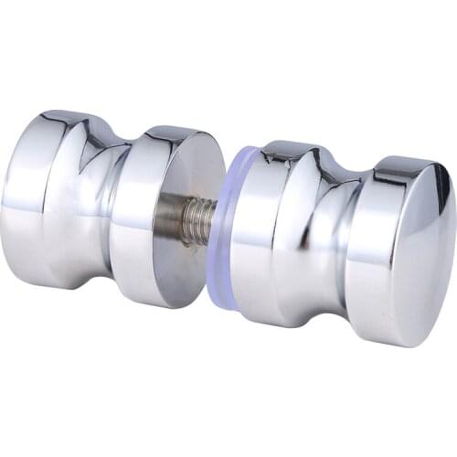 2021 Stainless Steel Back-to-Back Glass Door Knob Puller Push Bathroom Shower Handle 3 Types