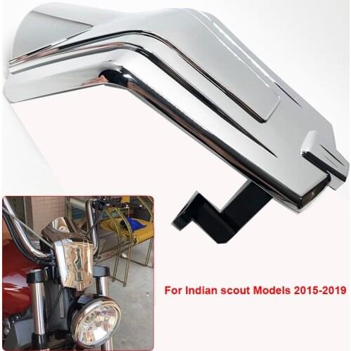 Motorcycle Triple Tree Control Wiring Cover Accessories fits for lndian Scout Models 2015 2016 2017 2018 2019（except Bobber