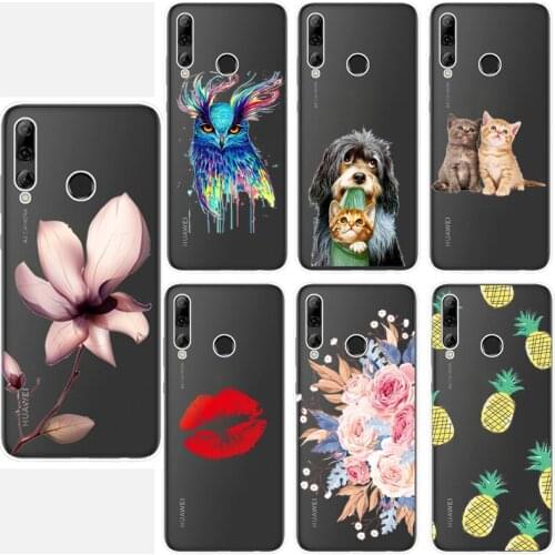 For Huawei P Smart Plus 2019 2018 Case 6.21'' Fashion silicone Soft TPU Cute Back Cases Phone Cover Protective Shells Coque