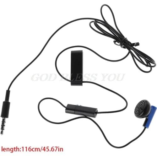 Gamepad Headset With Microphone Earpiece For PS4 Controller Earphones Earbuds Drop Shipping